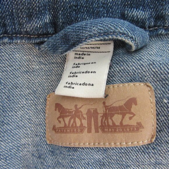 Levi's Blue Trucker Jean Jacket Size Medium - Picture 5 of 7